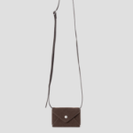 8 seconds Card Wallet Layered Belt - Brown