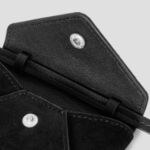 8 seconds Card Wallet Layered Belt - Black