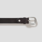 8 seconds [Real Leather] 25mm Stitch Belt - Brown