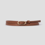 8 seconds 8mm Ring Buckle Belt - Brown