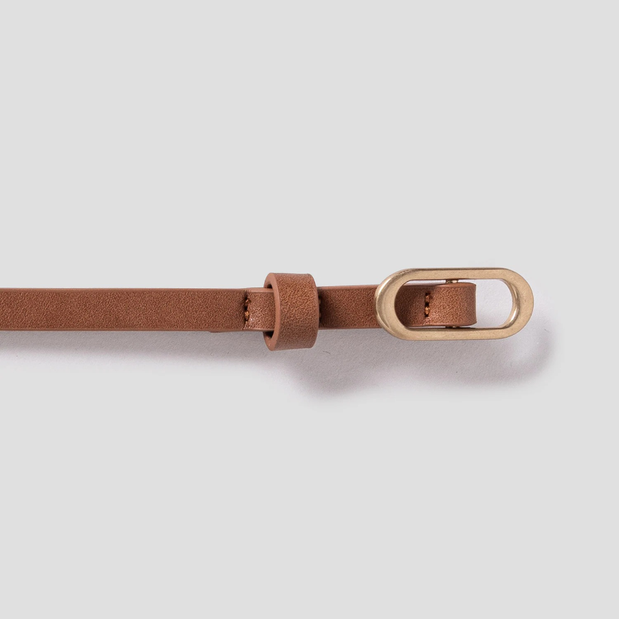 8 seconds 8mm Ring Buckle Belt - Brown