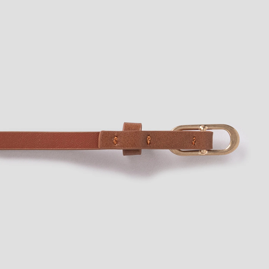 8 seconds 8mm Ring Buckle Belt - Brown