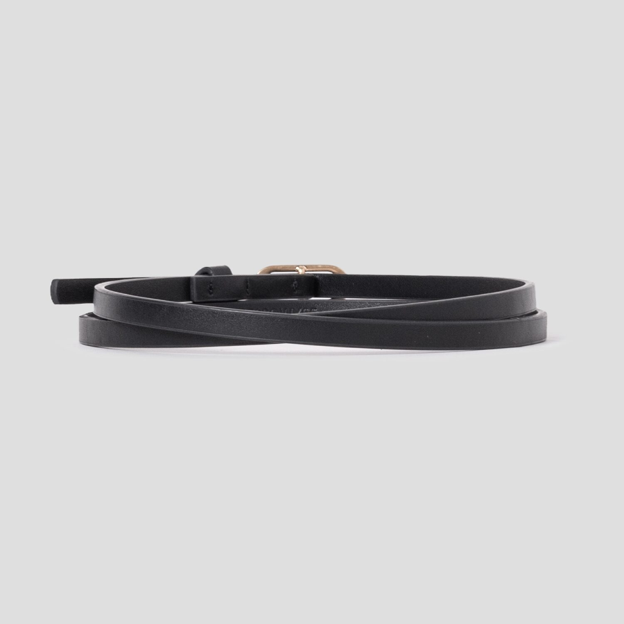 8 seconds 8mm Ring Buckle Belt - Black