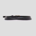 8 seconds 8mm Ring Buckle Belt - Black