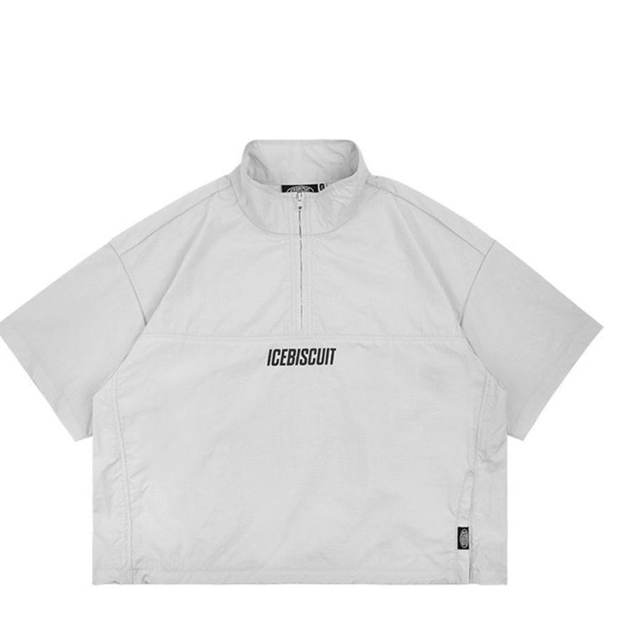 ICEBISCUIT [Junior] IB Letter Print Nylon Anorak_IB52JF616