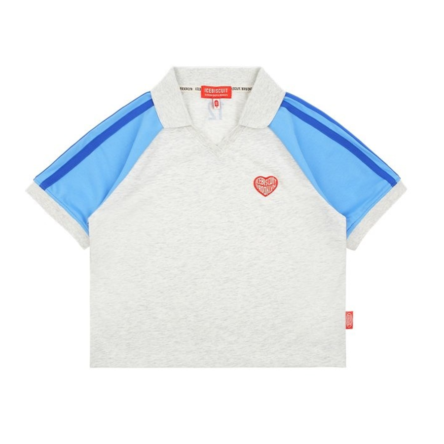 ICEBISCUIT [Junior] Heart Girl Crop T-Shirt_IB52TC603