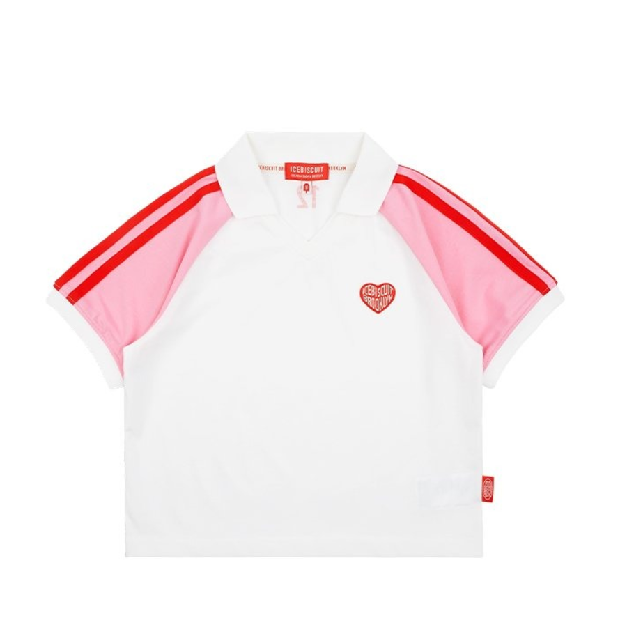 ICEBISCUIT [Junior] Heart Girl Crop T-Shirt_IB52TC603