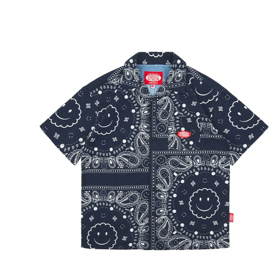 ICEBISCUIT [Junior] Smile Paisley Nylon Shirt_IB52SH511