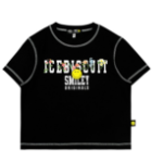 ICEBISCUIT [Junior] Smiley Originals® Flower Crop T-Shirt_IB52TR762