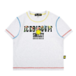ICEBISCUIT [Junior] Smiley Originals® Flower Crop T-Shirt_IB52TR762