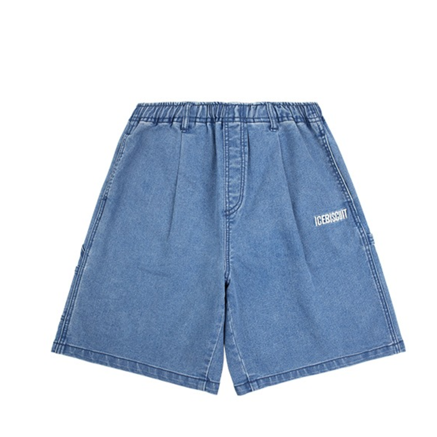 ICEBISCUIT [Junior] Denim Pintuck Work Shorts_IB52DP537