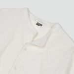 JAJU Henley Neck Shirt – Ivory