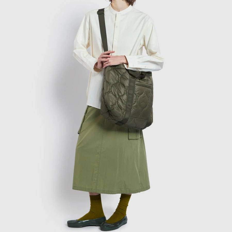 JAJU Henley Neck Shirt – Ivory