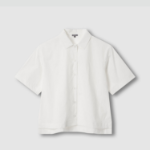 JAJU Crisp Short Sleeve Shirt – White