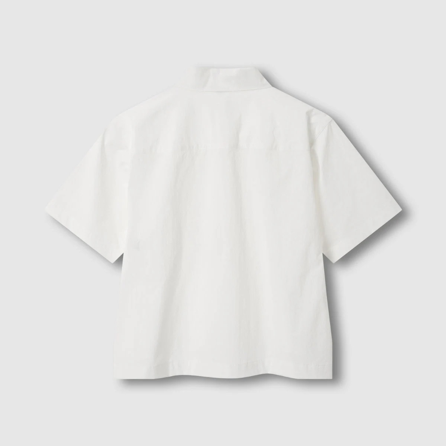 JAJU Crisp Short Sleeve Shirt – White