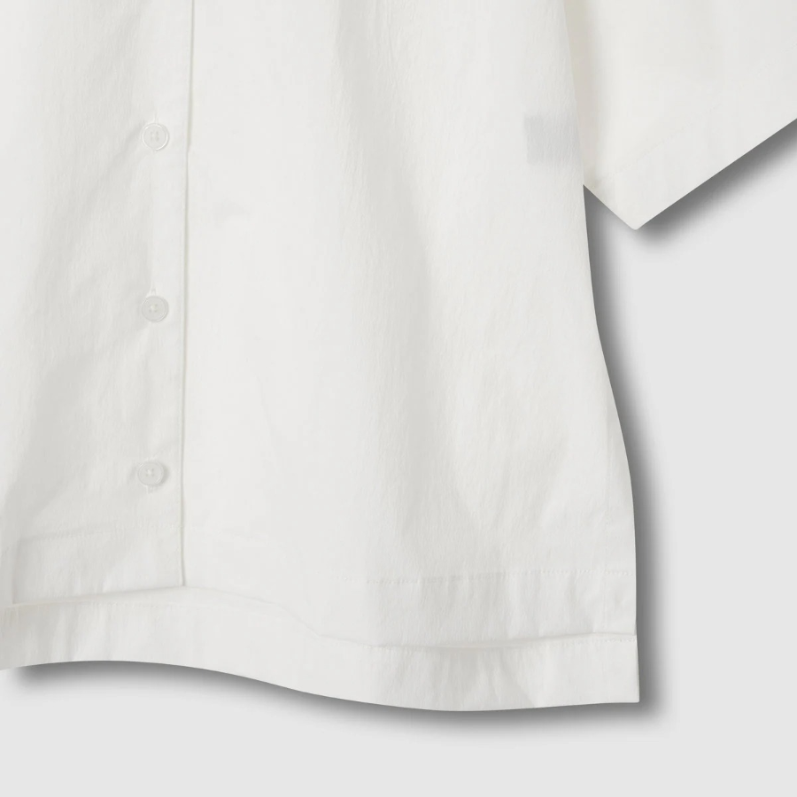 JAJU Crisp Short Sleeve Shirt – White