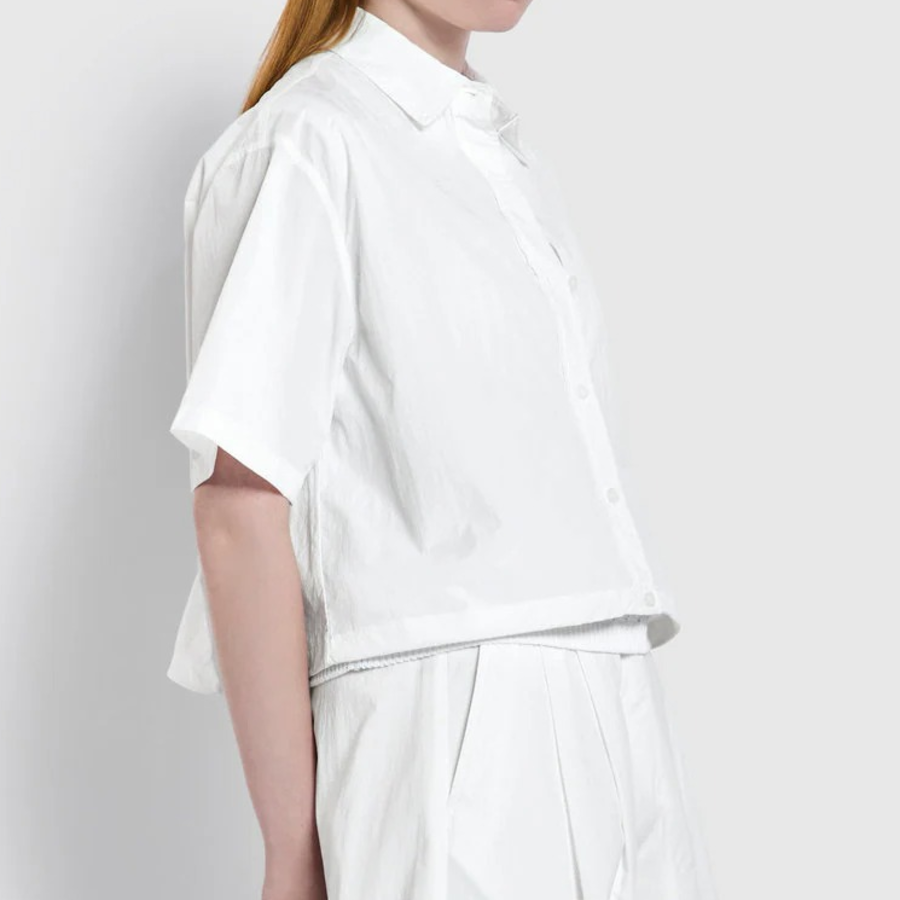 JAJU Crisp Short Sleeve Shirt – White