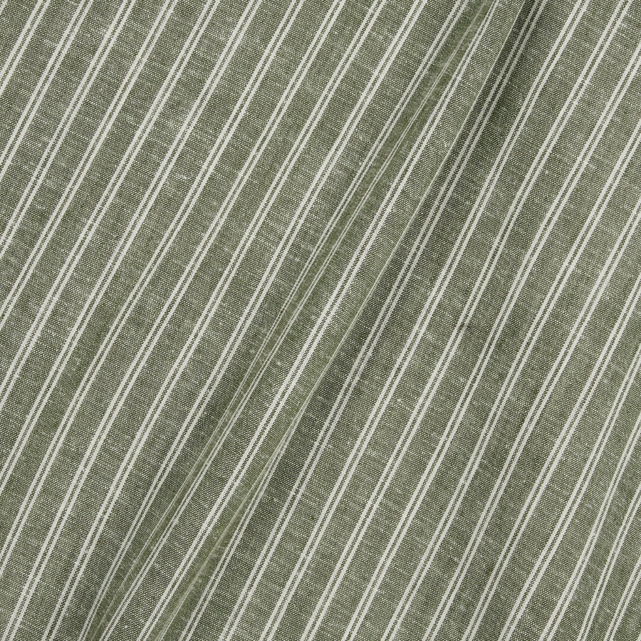 JAJU Linen Blended 7/10 Sleeve Shirt – Dark Khaki