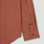 JAJU Structured Semi-Loose Fit Shirt – Light Brown