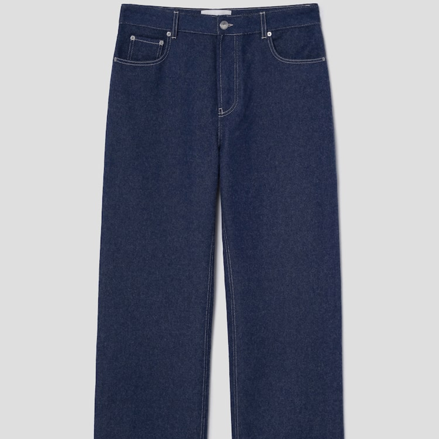 ami Ws Large Fit Jeans – Marine