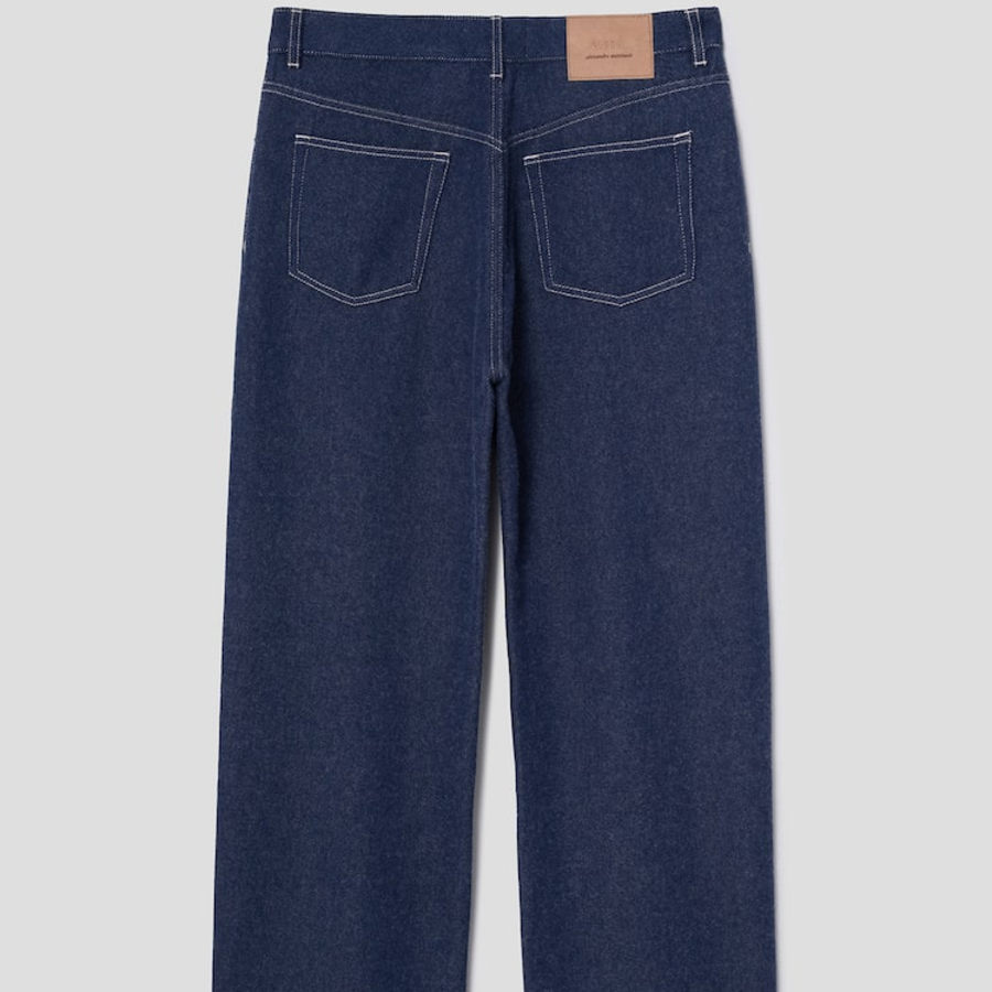 ami Ws Large Fit Jeans – Marine