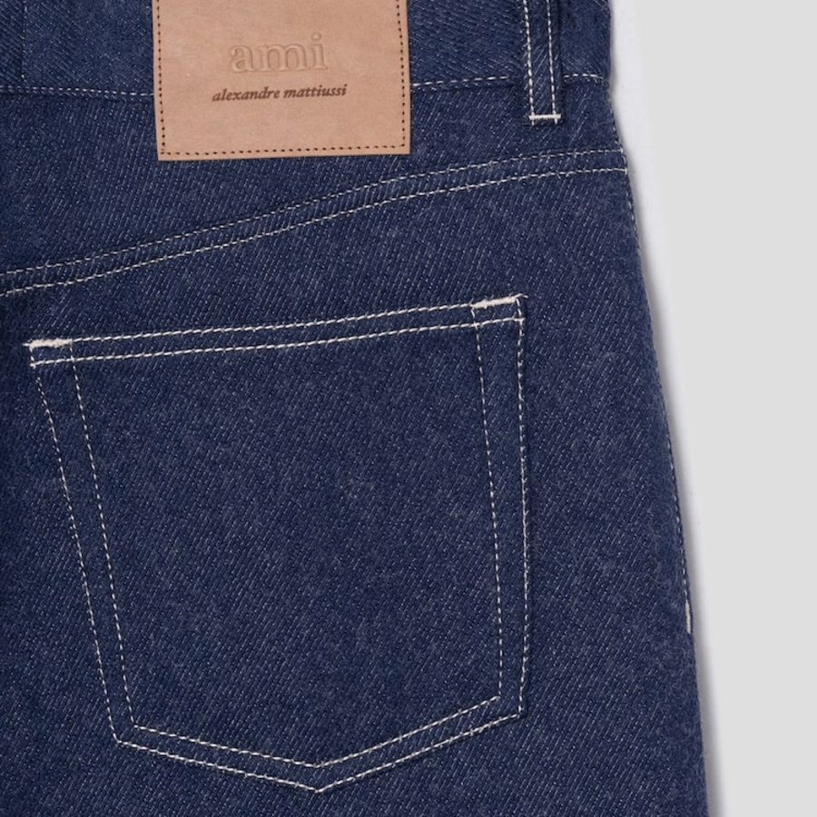 ami Ws Large Fit Jeans – Marine