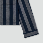 JAJU Stripe Pocket Shirt – Dark Navy