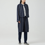 JAJU Stripe Pocket Shirt – Dark Navy