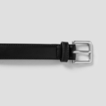 8 seconds 25mm Buckle Stitch Belt — Black —