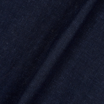 JAJU Linen Blended 7/10 Sleeve Shirt – Navy