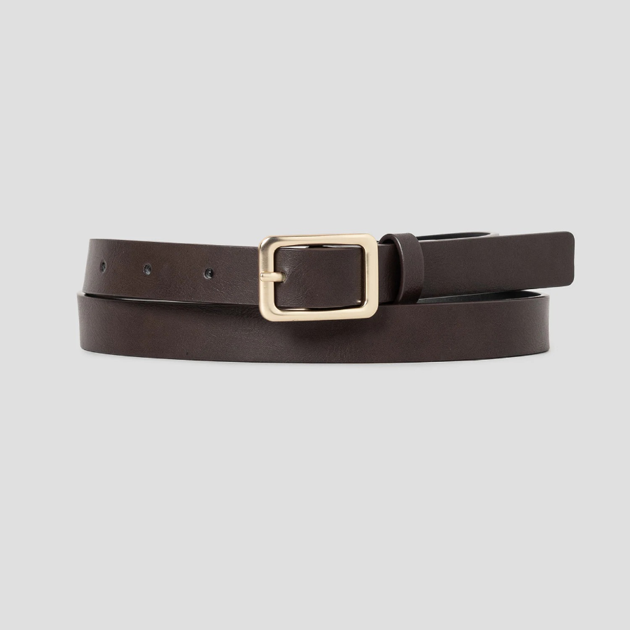 8 seconds 20mm Buckle Belt — Brown