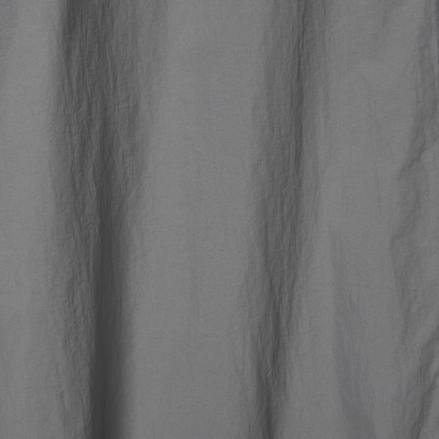 JAJU Crinkle Short Sleeve String Shirt – Grey