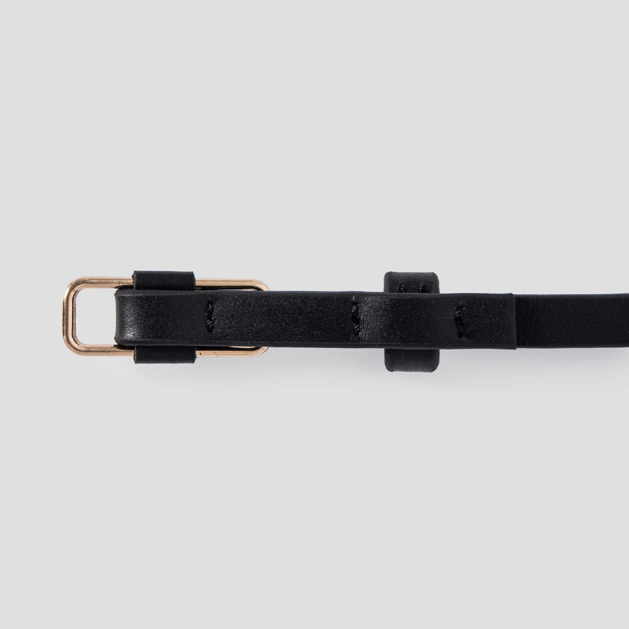 8 seconds 8mm Square Loop Belt — Black