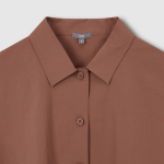 JAJU Crinkle Short Sleeve Shirt – Brick