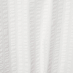 JAJU Cotton Seersucker Tunic Blouse – White