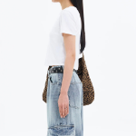 8 seconds Sheer Crop Short Sleeve T-shirt — White