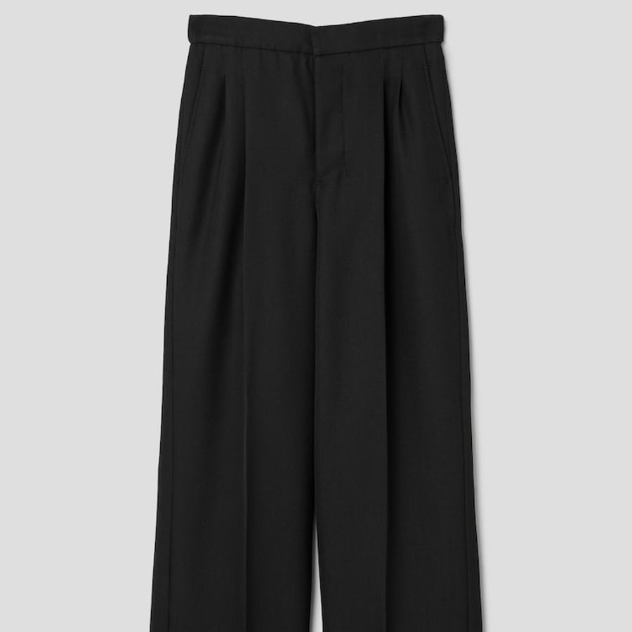 ami [Exclusive] (Unisex) Large Fit Trousers – Black