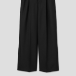 ami [Exclusive] (Unisex) Large Fit Trousers – Black