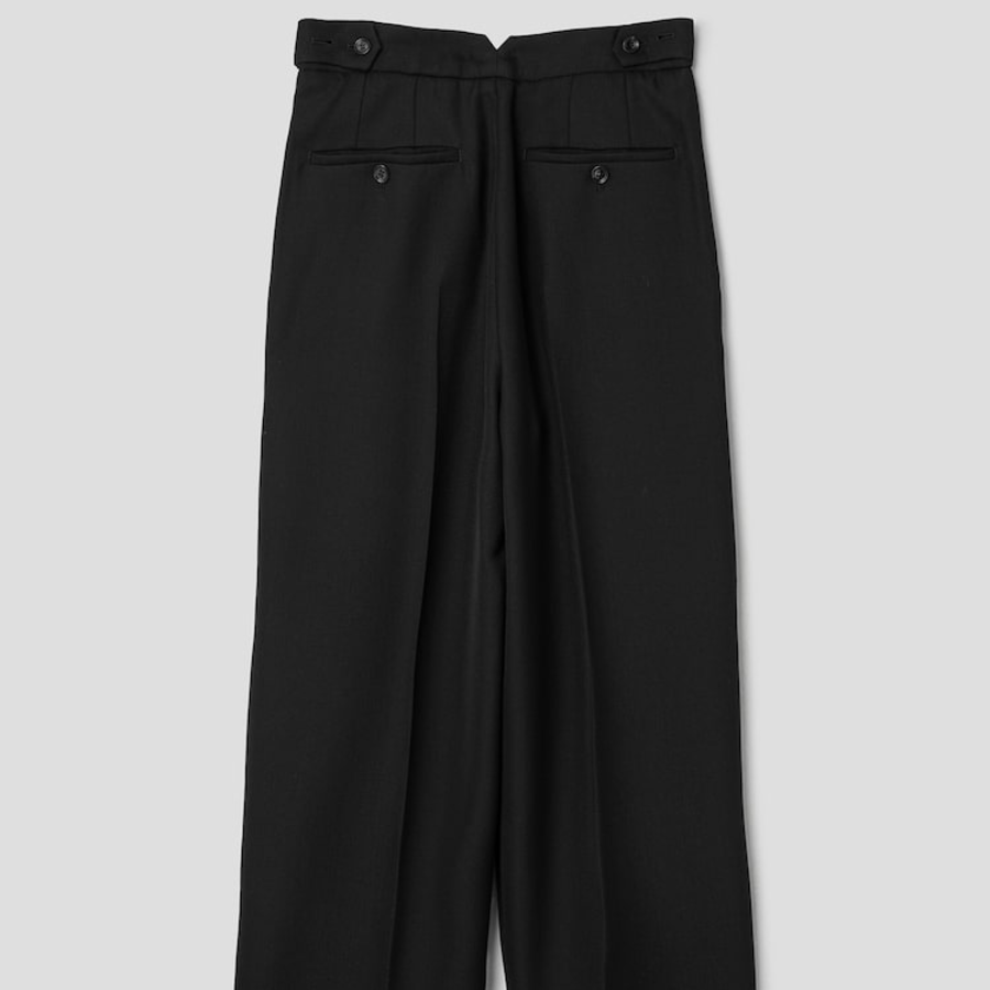 ami [Exclusive] (Unisex) Large Fit Trousers – Black