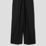 ami [Exclusive] (Unisex) Large Fit Trousers – Black