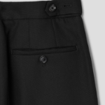 ami [Exclusive] (Unisex) Large Fit Trousers – Black