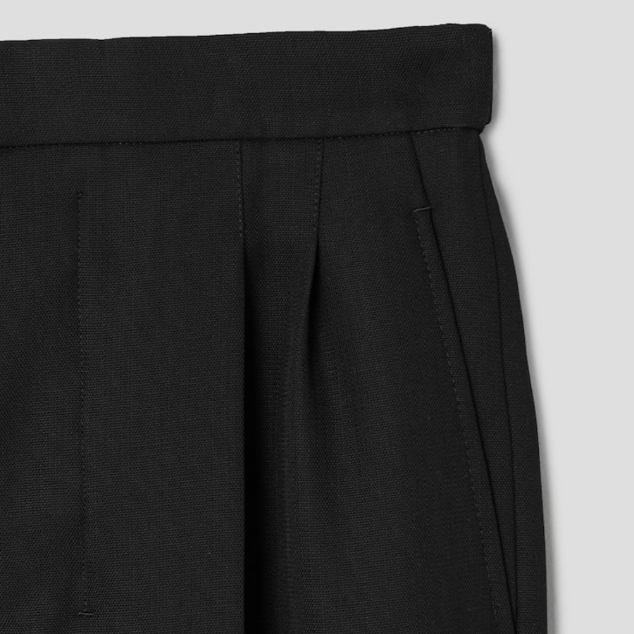 ami [Exclusive] (Unisex) Large Fit Trousers – Black