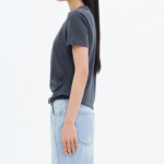 8 seconds Side String Short Sleeve T-shirt — Ash