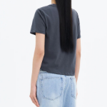 8 seconds Side String Short Sleeve T-shirt — Ash