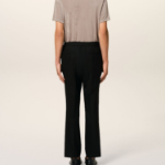 ami Elasticated Waist Pant – Black