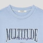 8 seconds Garment-Dyed Loose Fit T-shirt — Sky Blue