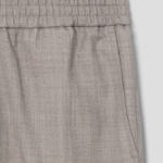 ami Elasticated Waist Pant – Beige