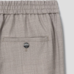 ami Elasticated Waist Pant – Beige