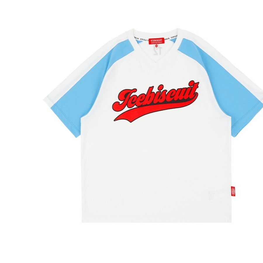 ICEBISCUIT [Junior] Color Block Point Raglan T-shirt_IB52TR529