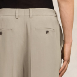 ami Men Carrot Fit Trousers – Beige